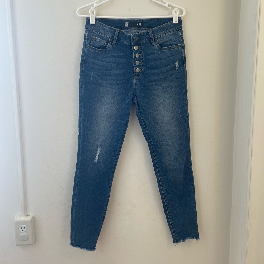 Kut From The Cloth Connie High Rise Ankle Skinny